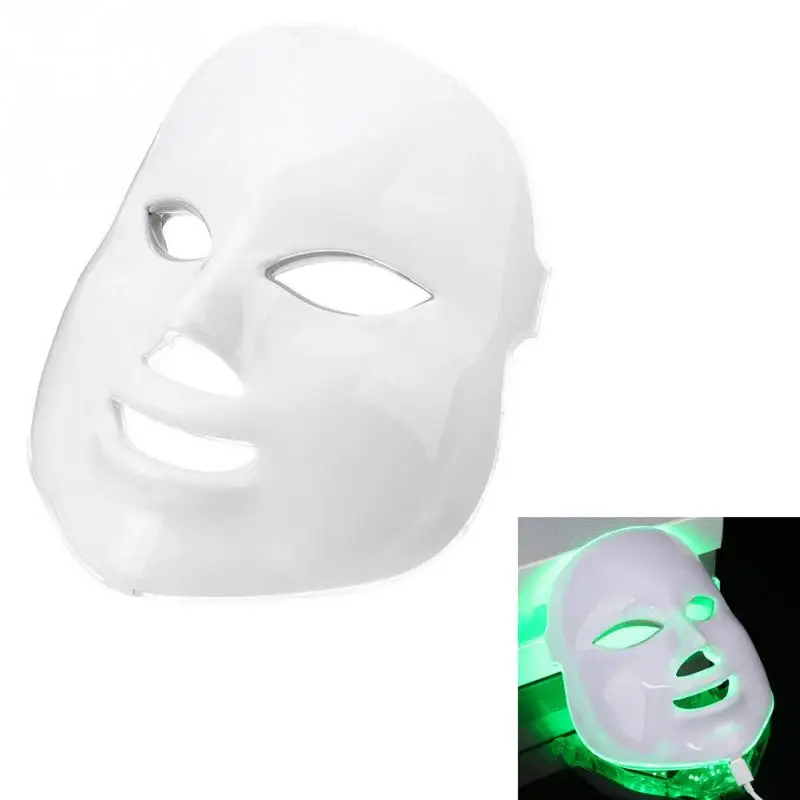 

7 Colors Light Photon Electric LED Facial Mask Skin PDT Skin Rejuvenation Anti Acne Wrinkle Removal Therapy Beauty Salon
