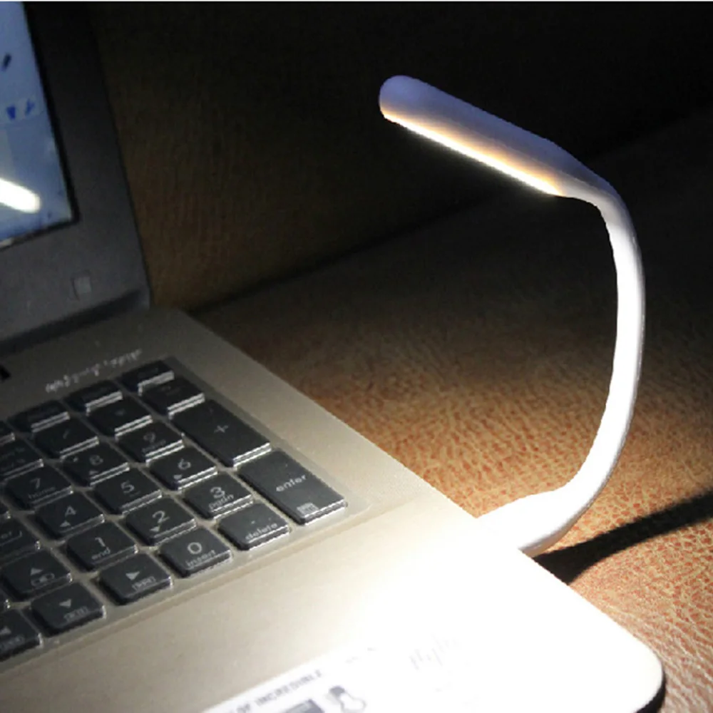 USB СВЕТОДИОДНЫЙ светильник 1 Вт белый мягкая Светодиодная лампа Гибкий