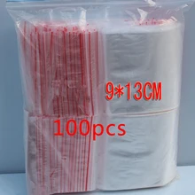 100 шт 9x13 см pe прозрачный туристический подарок Упаковочные пакеты пластиковый пакет для ожерелья/ювелирных изделий diy прозрачные пластиковые упаковочные мешочки прозрачный пакет с застежкой