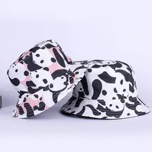 Новинка, милая Панама с пандой, складная летняя уличная Кепка с Бобом в стиле хип-хоп, Gorros, женская и мужская шляпа с животным, Панама, плоская рыболовная Панама