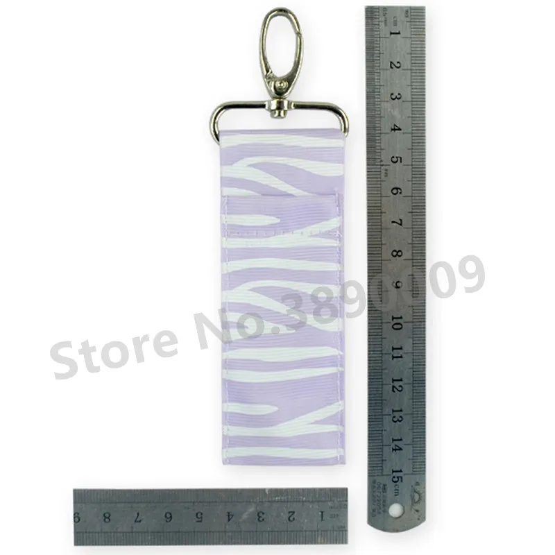 Dot para Mulheres Novidades Ondulado Listrado Polka Clover Anchor Impressão Batom Bolsa Chaveiro Pingente Moda Carteira 300 Pcs 5 das Mulheres Clover Anchor Impressão Batom Saco