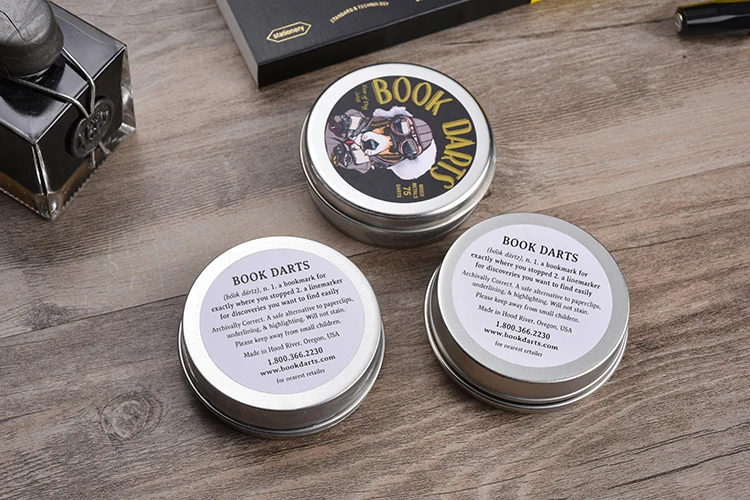 Высокое качество dogboxdesign Tins 75 шт./компл. Закладка книги, metel feel для чтения книжных маркеров 3 цвета металлические закладки