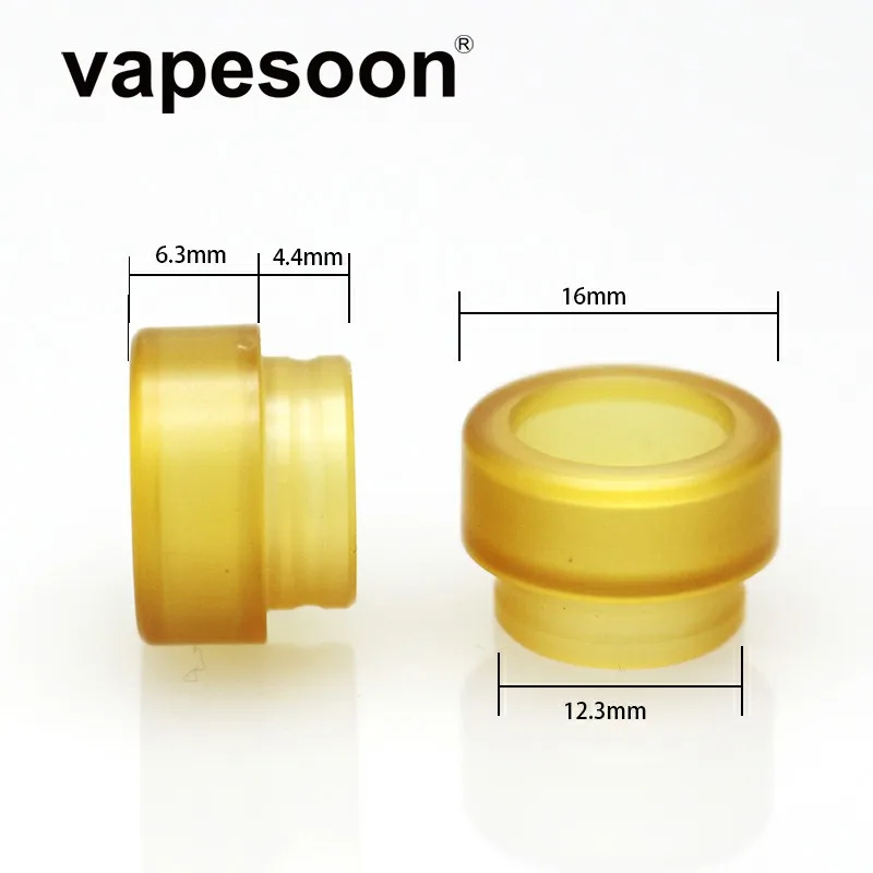 VapeSoon 810 капельный наконечник смола для TFV12 Prince X BABY TFV8 большой детский бак 810 наконечник распылителя вэйп дрип Тип 810 Vape Танк 30 шт