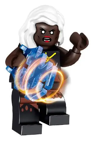 Legoings 8pcs Marvel X-men Magneto Professor X Mystique Quicksilver Phoenix Building Blocks Toys for Children