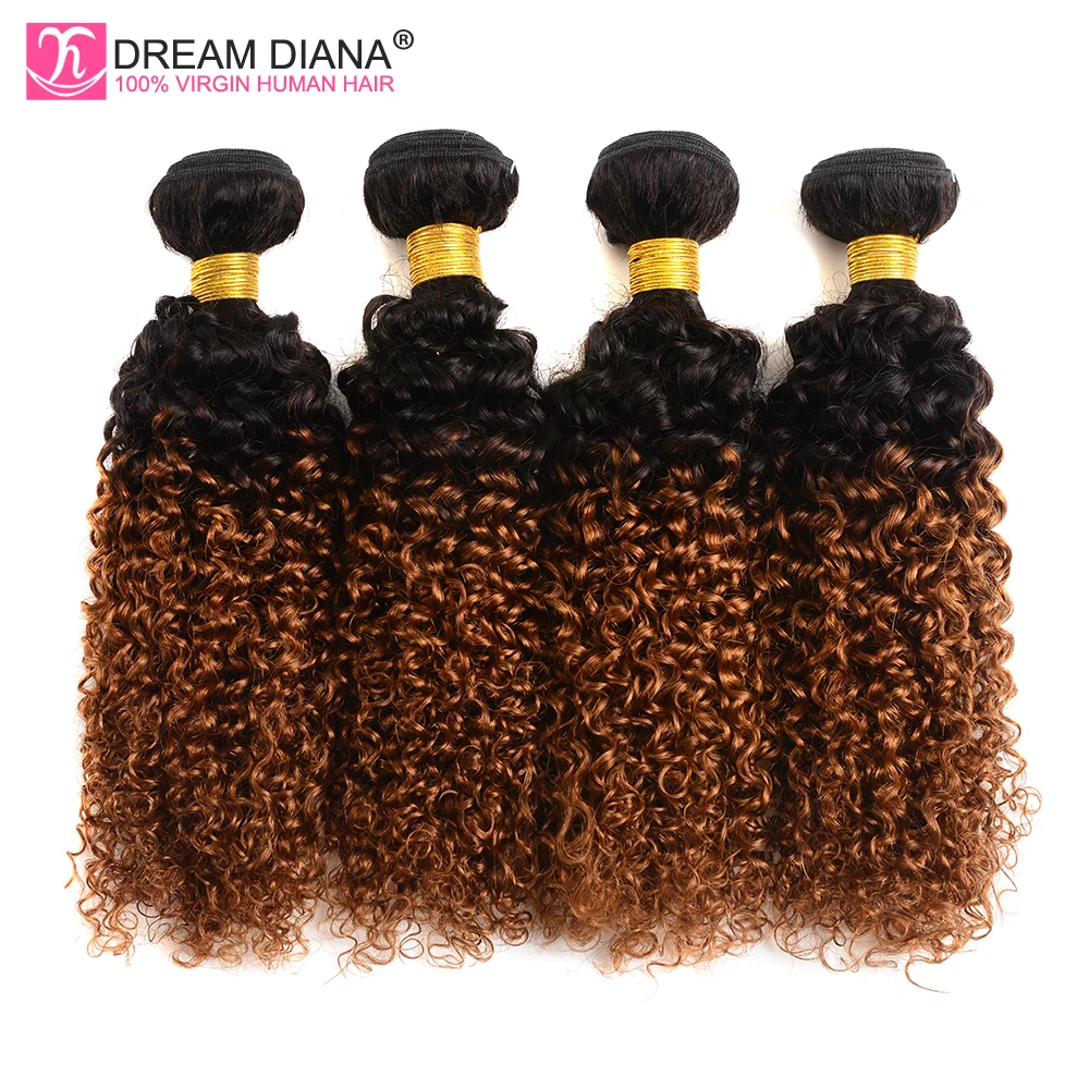 DreamDiana Ombre Pelo Rizado paquetes dos colores 1B 30 Ombre pelo indio 1/3/4 paquetes Remy Ombre entrega exprés de cabello humano marrón DreamDiana Ombre Pelo Rizado paquetes dos colores 1B 30 Ombre pelo indio 1/3/4 paquetes Remy Ombre entrega exprés de cabello humano marrón
