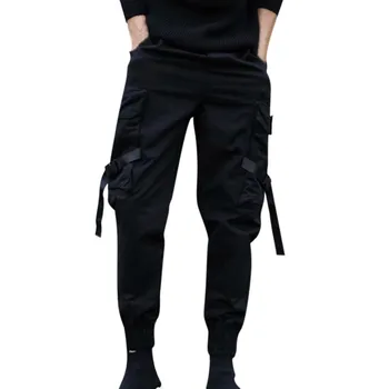 

streetwear joggers Male Summer New Style Fashion Overalls Casual Pure Colour Comfortable Trousers pantalon homme джоггеры штаны