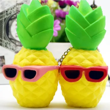 

Squeeze Fruit Toy Pineapple Shape Slow Rising Relieves Anti-Stress Squishies Toy for Kid Adults Anxiety Attention Squish Toys