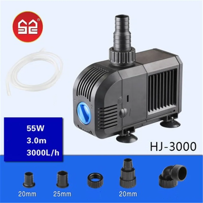 

55W 3000L / H lift 3M submersible pump fish tank pump mini miniature pump small circulation filter pump ultra-quiet