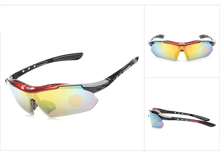 ROBESBON UV400 спортивные очки велосипедные очки Рыбалка езда на велосипеде Солнцезащитные очки Для мужчин Для женщин горный велосипед очки Тактический 12 Цвет