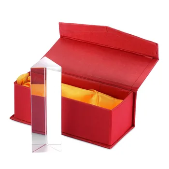 

New Optical Glass Triple Triangular Prism Physics Teaching Light Spectrum 10cm