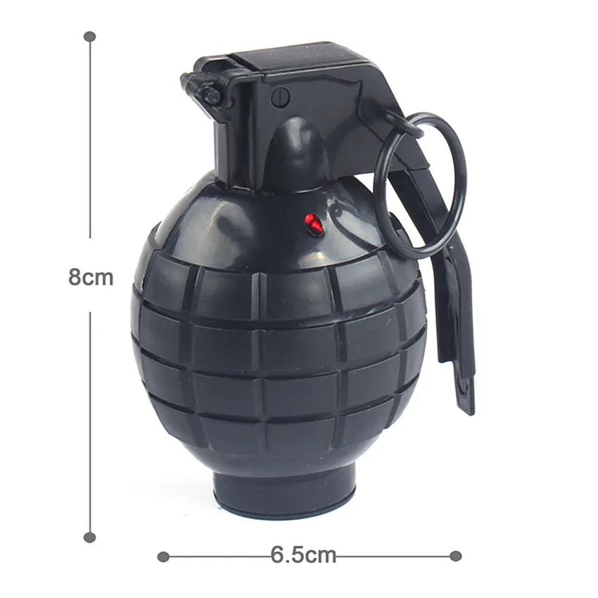 lower price  1PCS Jokes Gags Pranks Maker Outdoor Sports Sound and light simulation hand Grenade Funny & Tricky 
