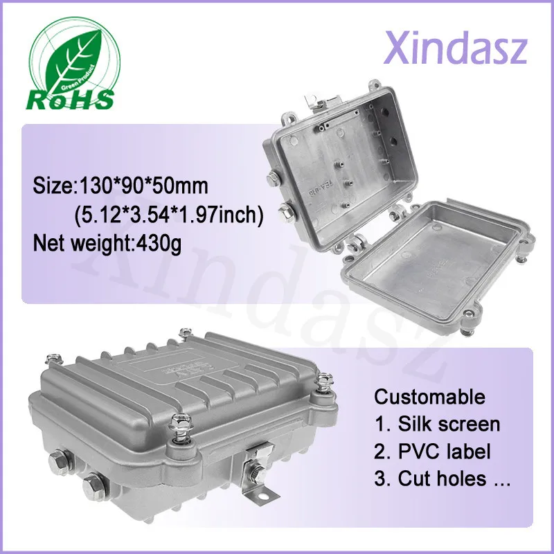 High Quality aluminum colors enclosure oem aluminium project box aluminum amplifier case (9)