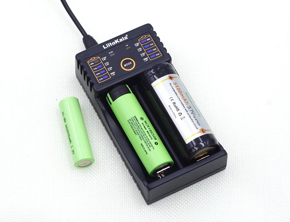 Liitokala Lii-402 Lii-202 100 18650 зарядное устройство 1.2 В 3.7 В 3.2 В 3.85 В AA/AAA 26650 16340 NiMH литиевый аккумулятор, зарядное устройство+ 5 В 2A зарядное устройство