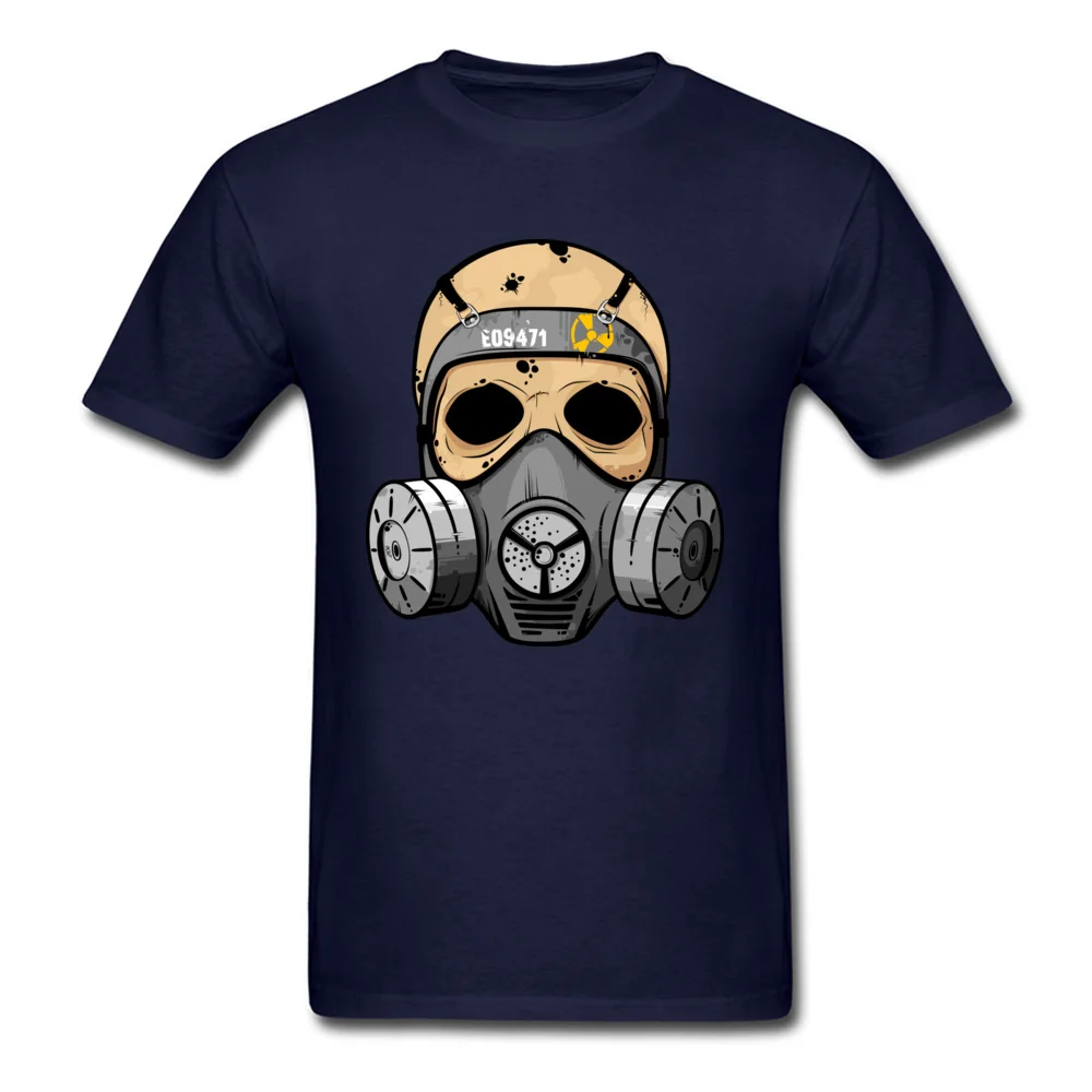 Gas mask skull_navy
