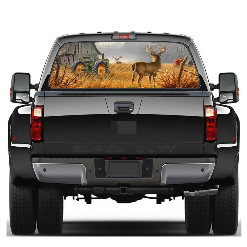 

Windshield Decal Replacement Decoration Car Sticker Accessories Parts Window Art Tractor Styling Wrap Practical