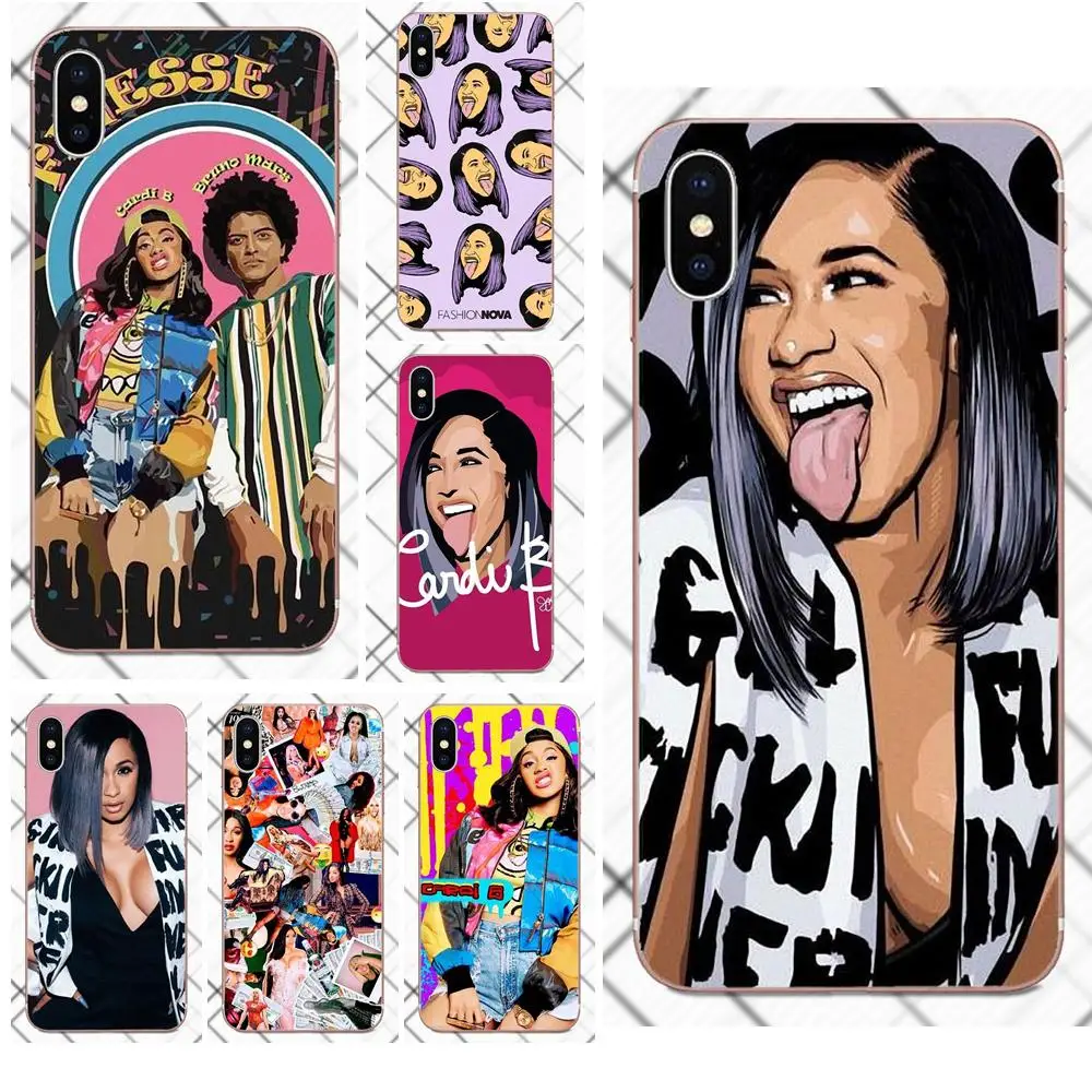 Fashion Nova Cardi B Tongue Finesse For Huawei Honor Mate 7 7A 8 9 10 20 V8 V9 V10 G Lite Play Mini Pro P Smart