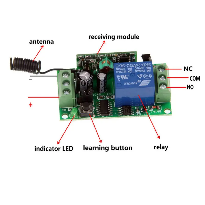 Interruptores e Relés dc 9 v 12 v Marca : Abytele