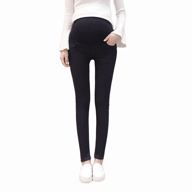 Autumn And Winter Nine Pants Elastic Stomach Lift Pants Wear Pregnant autumn-and-winter-nine-pants-elastic-stomach-lift-pants-wear-pregnant