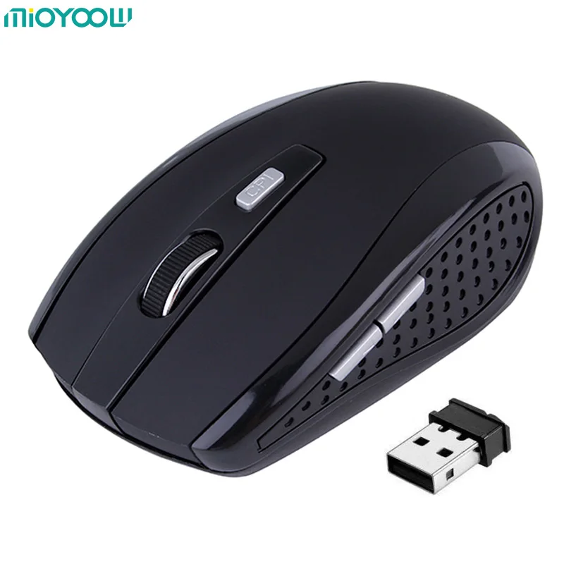 

For PC Laptop Wireless Mouse Optical Gaming Mouse Portable 2.4GHz Mouse with USB Nano Dongle Office Gamer Computer Desktop Mice