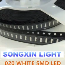 1000 шт 020 белый 3806 3810 вид сбоку SMD/SMT SMD светодиодный вид сбоку 020 белый светодиодный светильник 1800-2500MCD 3,8*1,0*0,6 мм