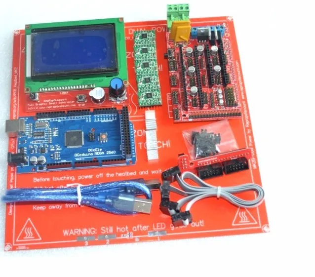 Комплект для 3D принтера RAMPS 1 4 плата Arduino mega 2560 A4988 комплект принтера|3d printer