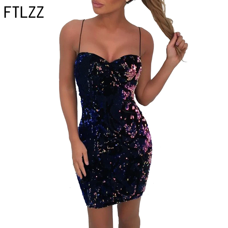 Ftlzz модные женские туфли летнее платье красивые звездное черное мини-платье