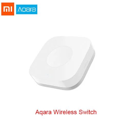 XiaoMi aqara комплекты умного дома шлюз концентратор Датчик Двери человеческого тела беспроводной переключатель Температура Влажность Датчик воды Apple homekit - Цвет: Aqara switch