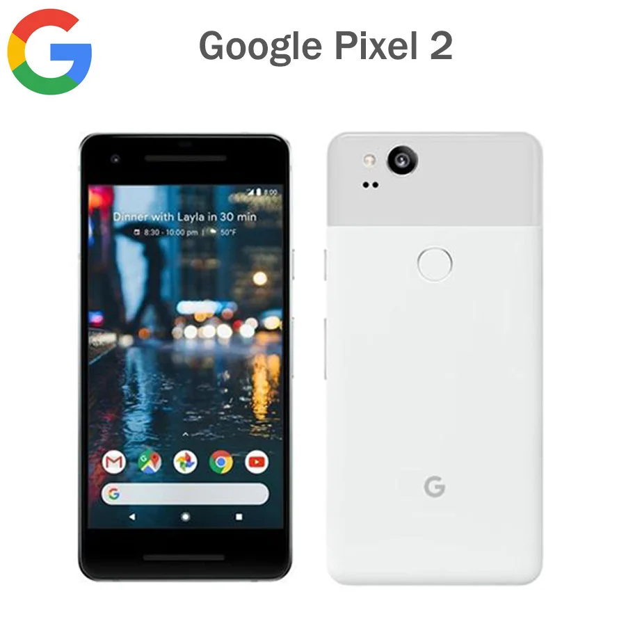 Версия ЕС Google Pixel 2 4G LTE мобильный телефон 5,0 "1920x1080 4 Гб ОЗУ 64 Гб/128 Гб ПЗУ Восьмиядерный Snapdragon835 NFC Android калфон