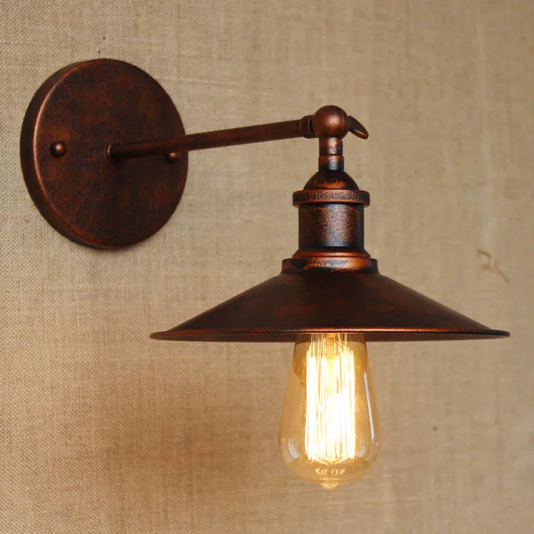 American vintage wall lamp indoor lighting bedside lamps wall lights for home diameter 22cm 110V/220V E27 American vintage wall lamp indoor lighting bedside lamps wall lights for home diameter 22cm 110V/220V E27