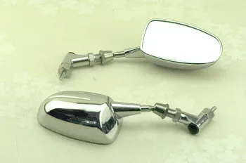 Хромированные мотоциклетные зеркала заднего вида для Honda CBR 1000RR 600RR KAWASAKI NINJA 636 / ZX6R