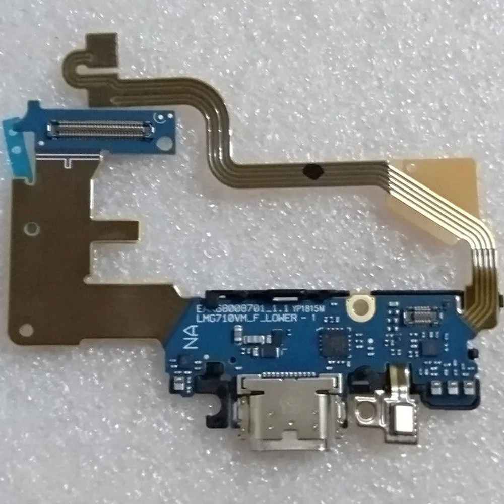 Для LG G7 G710VM usb-разъем для микрофона гибкий ленточный кабель зарядки | Мобильные