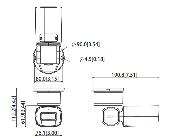 Dahua 2MP PTZ камера Starlight инфракрасная сетевая камера 1/2. 8 CMOS H.265 WDR IVS IR 20m Поддержка POE и водонепроницаемая ip-камера IP66