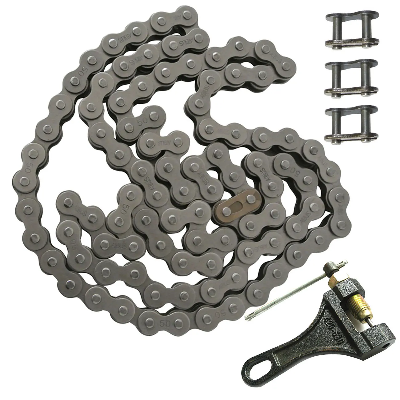 Motorcycle Chain 520 98L Fit ATV Quad Pit Dirt Bike With 1 Master Link