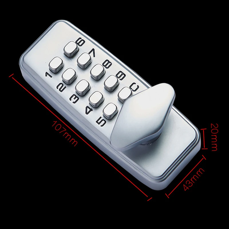 Us 38 64 34 Off Keyless Digital Electronic Mechanical Code Keypad Password Entry Door Lock Knob In Door Locks From Home Improvement On