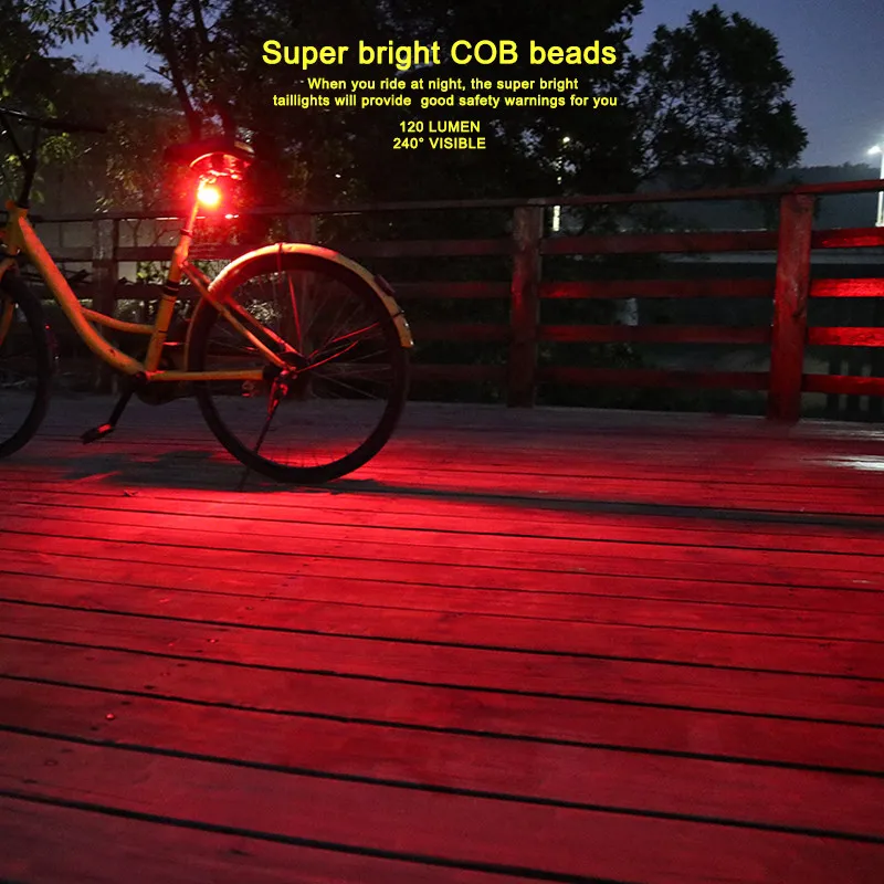 Flash Deal Bike Tail Light USB Rechargeable for MTB Road Bicycle Rear Back Light Waterproof Night Cycling safety warning LED Lamp TL2251 10