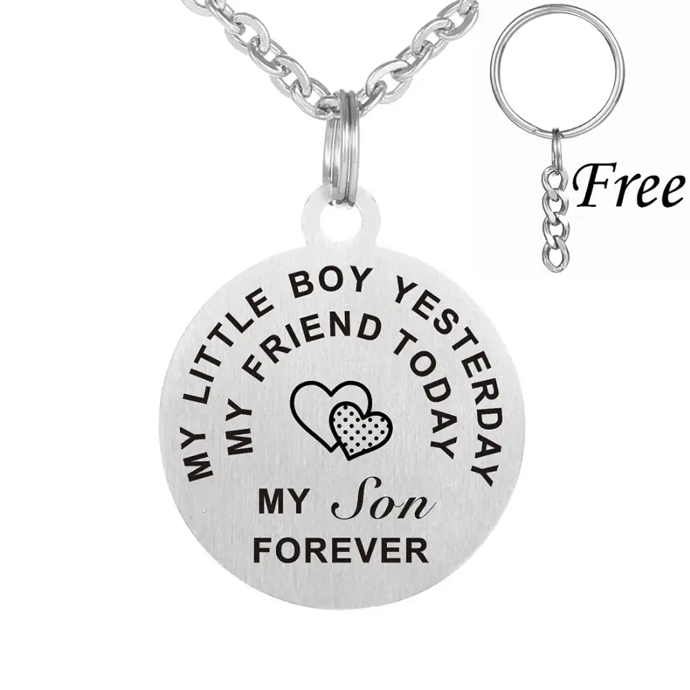 mother son necklace jewelry