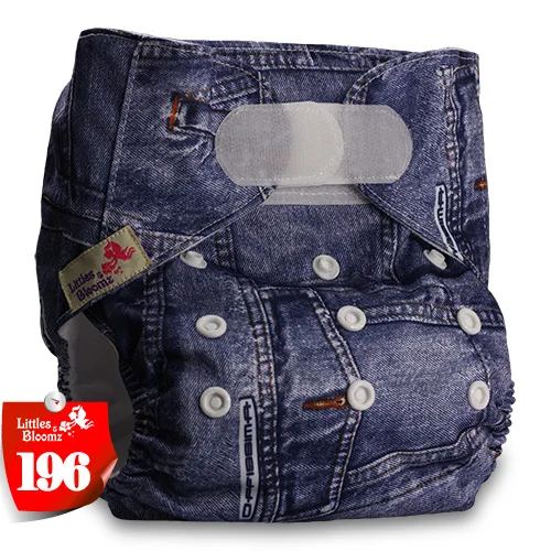 [Littles&Bloomz] Детские Моющиеся Многоразовые, настоящая стандартная ткань, застежка-липучка, карман для подгузников, пеленки, обертывание, подходит для рождения в горшке - Цвет: 196