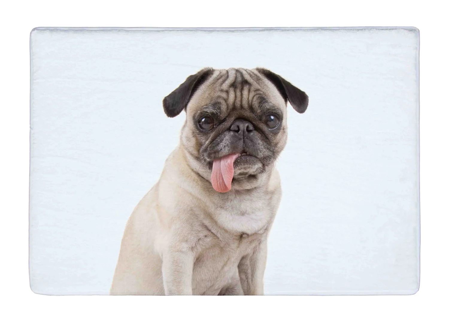 Floor Mat Simple Styel Love cute Pug Print Non slip Rugs Carpets