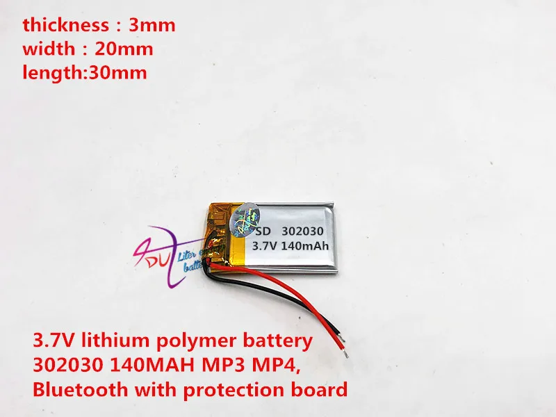 Бренд 1 шт. высокотемпературный полимерный литий-ионный аккумулятор 3,7 в, 302030,032030 CE FCC ROHS MSDS сертификация качества