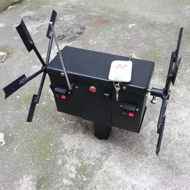 

2pcs double wheel remote control stage cold fountain machine fire machine for wedding party