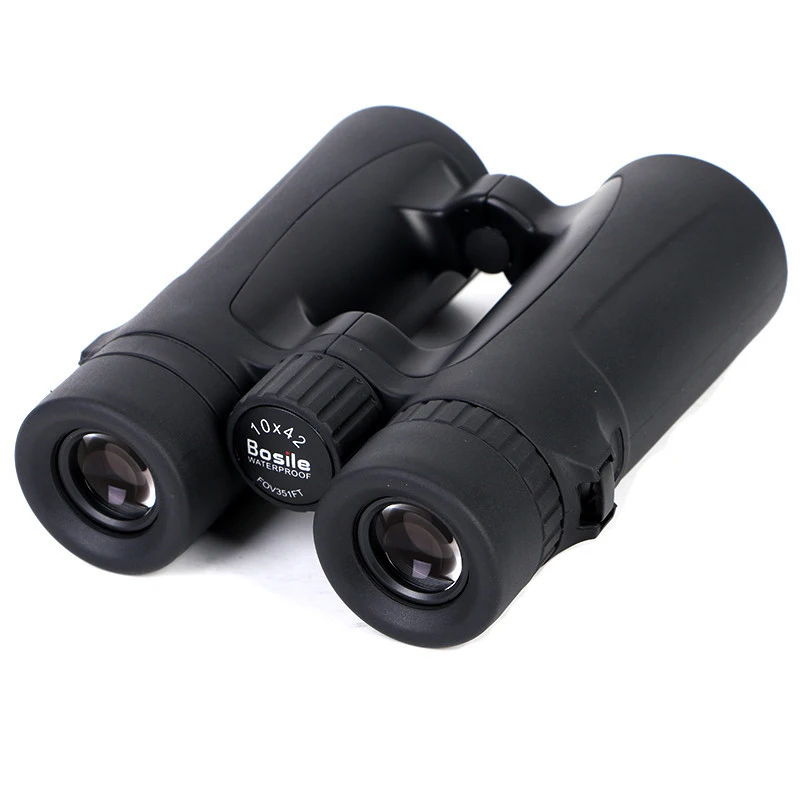 Handheld 10X42 Binoculars Hollow Design HD Waterproof Lll Night Vision Wide Angle Binocular Telescope for Outdoor Camping Hiking
