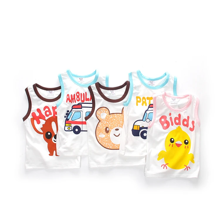 

Baby Boys Girls Tanks Tops Solid Candy Color Children Vest Beach Camisoles Kids Underwear Cotton Sleeveless T-shirts Camisoles