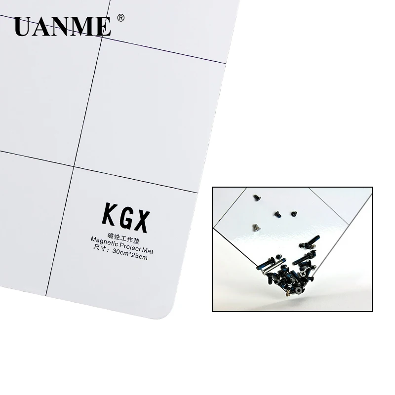 UANME 20X25CM 25X30CM Magnetic Project Mat Screw Work Pad with Marker Pen Eraser For Cell Phone Laptop Tablet Repair Tools UANME 20X25CM 25X30CM Magnetic Project Mat Screw Work Pad with Marker Pen Eraser For Cell Phone Laptop Tablet Repair Tools