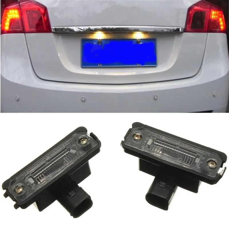 2X SMD СВЕТОДИОДНЫЙ Универсальный номерной знак светильник лампы для VW LUCI TARGA VOLKSWAGEN GOLF 4 6 JETTA POLO PASSAT B6