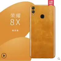 Huawei honor 8x case Luxury Genuine leather Natural Thin stick a skin Scratch proof fingerprint case for huawei honor 8x cover