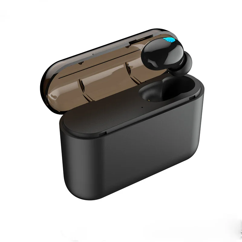 

latest wireless Bluetooth single headset hands-free headset with microphone charging box active noise reduction gaming headset