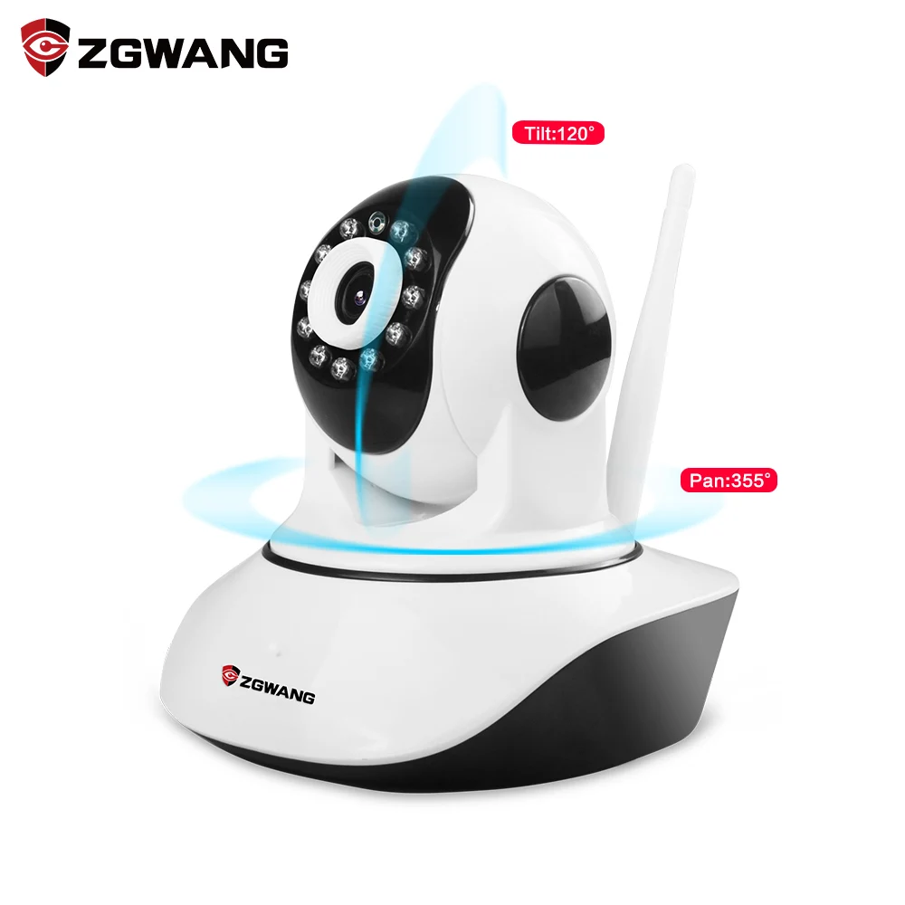 ZWGANG 1080p HD Wireless Security IP Camera Night Vision  Recording Surveillance Network Indoor Baby Monitor with wifi camera