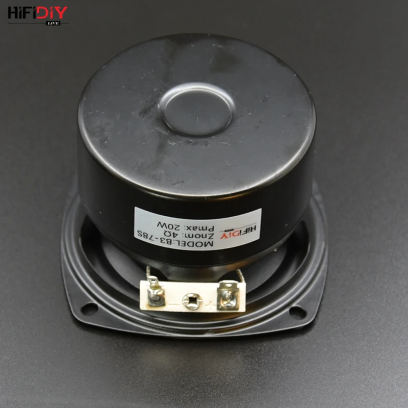 HIFIDIY LIVE Hi-Fi 3 дюйма 78 мм полночастотный динамик 4OHM 20 вт высокий альт бас громкоговоритель B3-78S