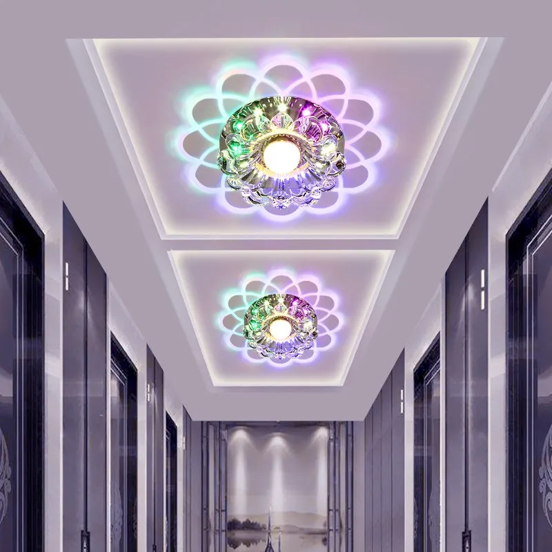 

3W 5W Aisle LED ceiling lamp living room crystal corridor aisle lights LED Ceiling Lights Hallway Porch light