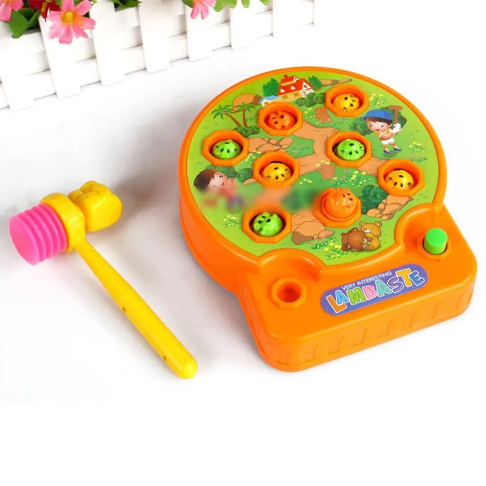 Lovely Baby Whac-A-Mole Электрический музыкальный играющий хомяк игровой автомат для карманного мола электронная пластиковая детская игровая игрушка#31